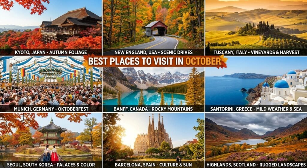 Best Places to Visit in October